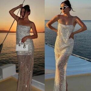 Shona Joy Asteri Set (Maxi Skirt and Top) - ALTERED TO CROP